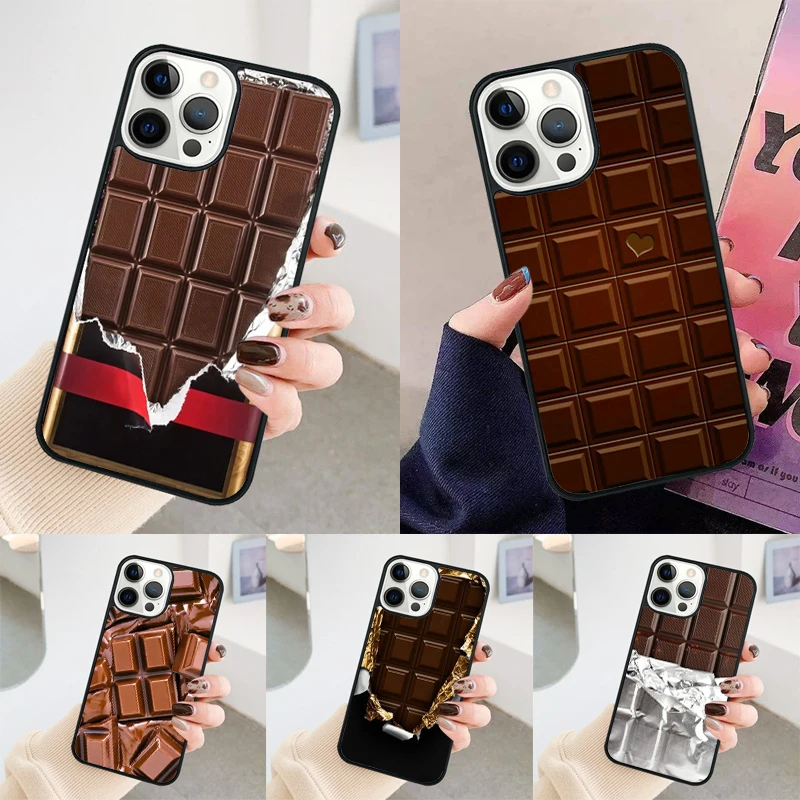 

Chocolate Bar phone case Cover For iPhone 17 Air 14 15 16 16e Pro Max coque For apple 11 12 13 Pro Max Plus