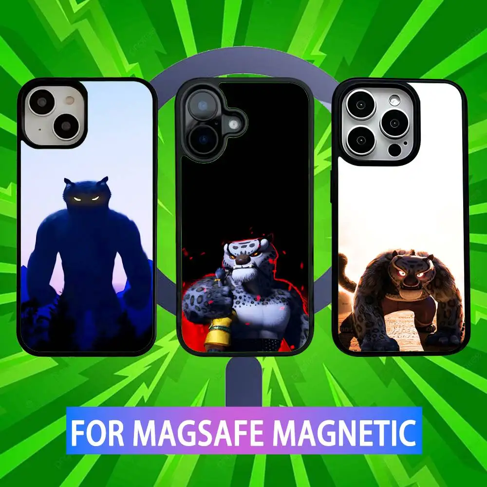 

Tiger T-Tai L-LungS Phone Case For iPhone 16,15,14,13,12,11,Pro,Max,Plus,Mini,SE New Magsafe Magnetic Wireless Charging