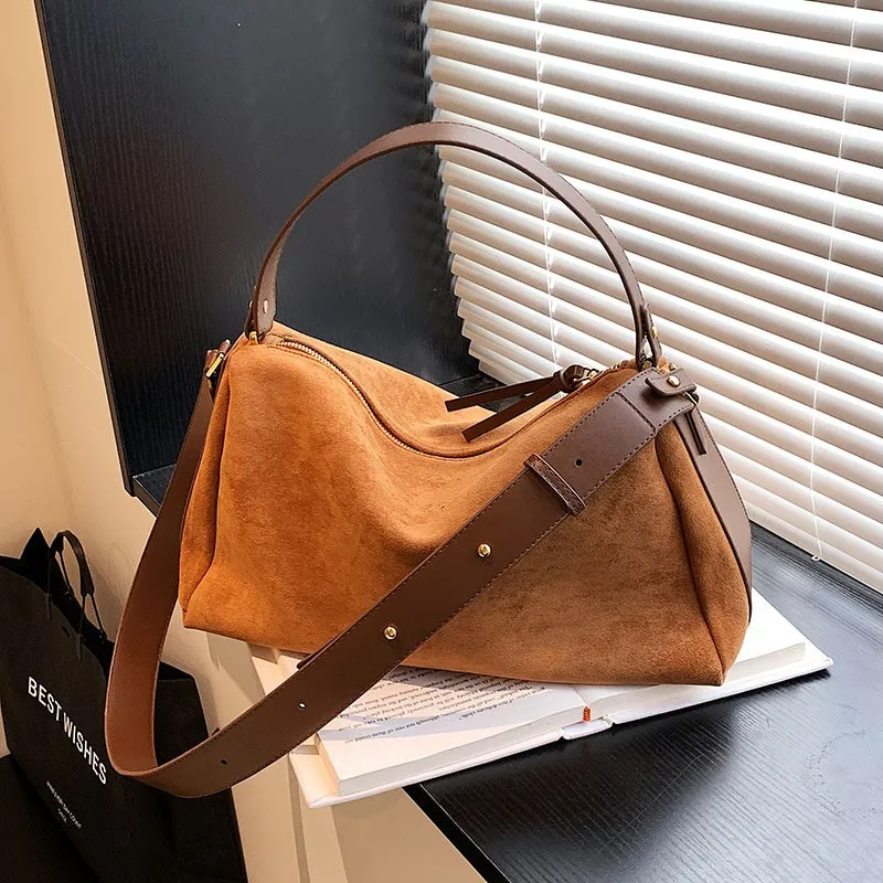 trendy-large-capacity-frosted-underarm-shopping-bag-commuter-shoulder-bag-for-women-autumn-winter-new-design-pu-material