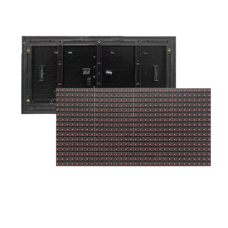 P10 outdoor monochrome module, double-sided glued waterproof unit board led unit board, module led display screen