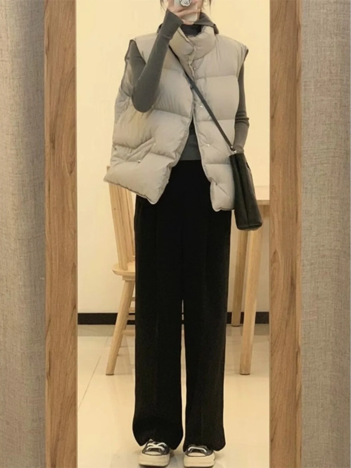 Mat japonais Sle femmes Long Sve tricoté chapeau pull coupe ajustée couche de Base irt automne hiver Design Sense Body S...