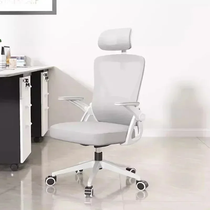 

Белый эргономичный стул для учебы, письменный стол для спальни, школы, молодежи, вращающийся офисный стул, сжатое кресло, офисные стулья, бесплатная доставка