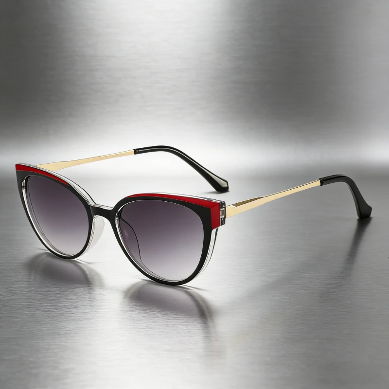 

New Cat-Eye Full-Frame Fashion Sunglasses Women's INS Style Classic Driving Shades UV400 Outdoor Sports UV-Protective Eyewear