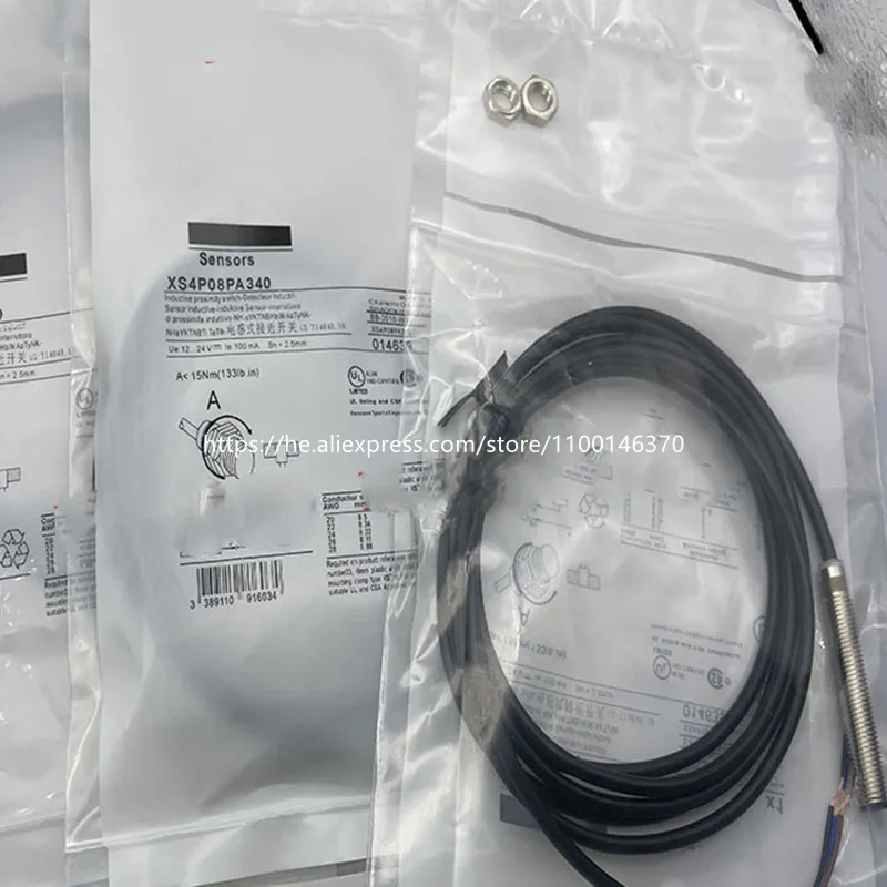 

2Pcs New High Quality Schneider Proximity Switch XS4P08PA340 XS4P08NA340