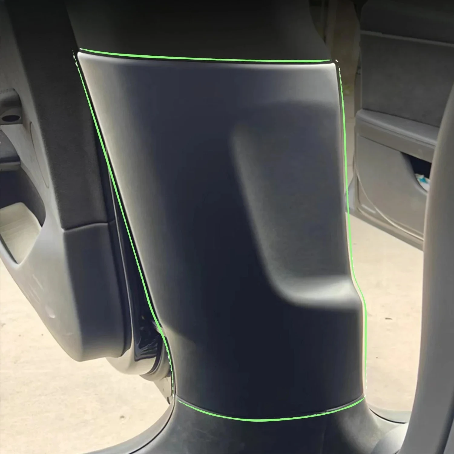 

X-T для Tesla Model 3, дверная рама Highland, защита из ТПЭ, центральная дверная стойка, внутренняя защитная накладка, флокирующая защита с обеих сторон