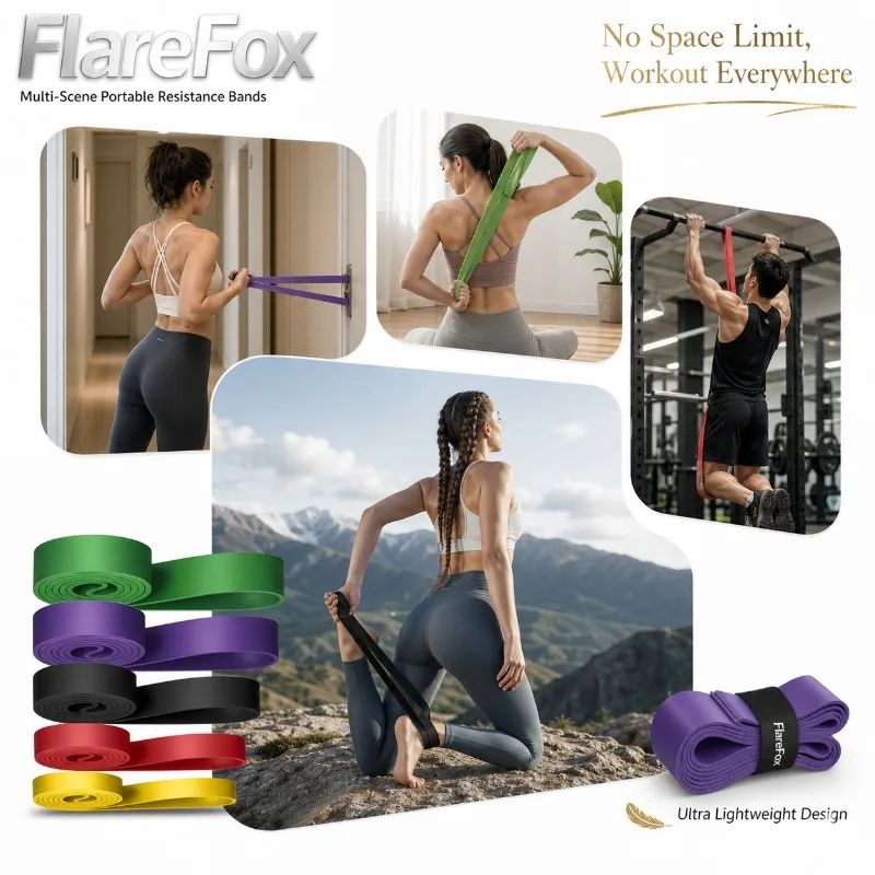Resistance Band for Exercise, Yoga, Gym and Pull-Up Assistance description 6