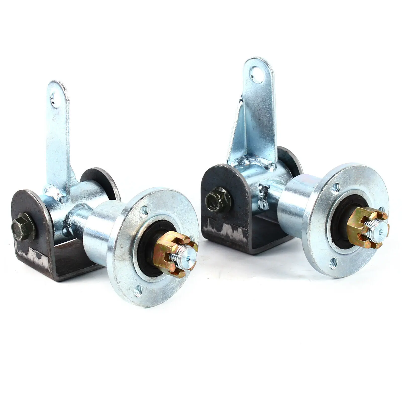 Set di 2 Perni per Ruote Kart in Ferro Premium Elettroplaccato, Upgrade Prestazionale per Maggiore Stabilità, Adatto a Kart da Corsa e Auto da Spiaggia