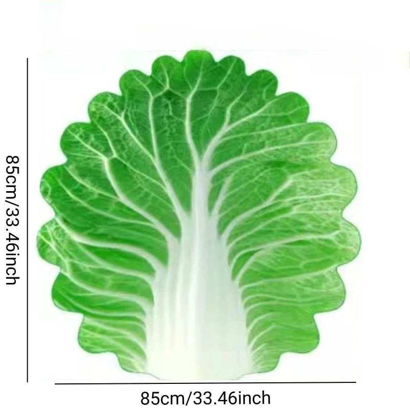 Kooldeken Microfiber beddengoed Creatieve uitstraling Leuke groentedeken Pluche zachte dutjedeken voor gezellig decor Thuisbank