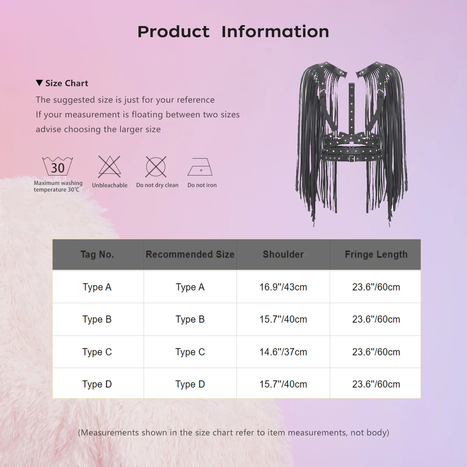 PU Leder Nieten Brust Harness Erwachsene Männer Frauen Cosplay Zubehör Harness Einstellbare Schulter Schnalle Riemen Arm Quaste Riemen