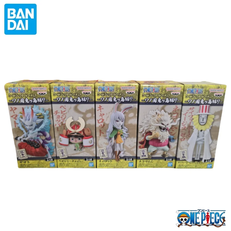 Auf Lager Bandai Original Banpresto One Piece Wcf7 Actionfigur Modellpuppe Brandneue verpackte Anime-Charaktere