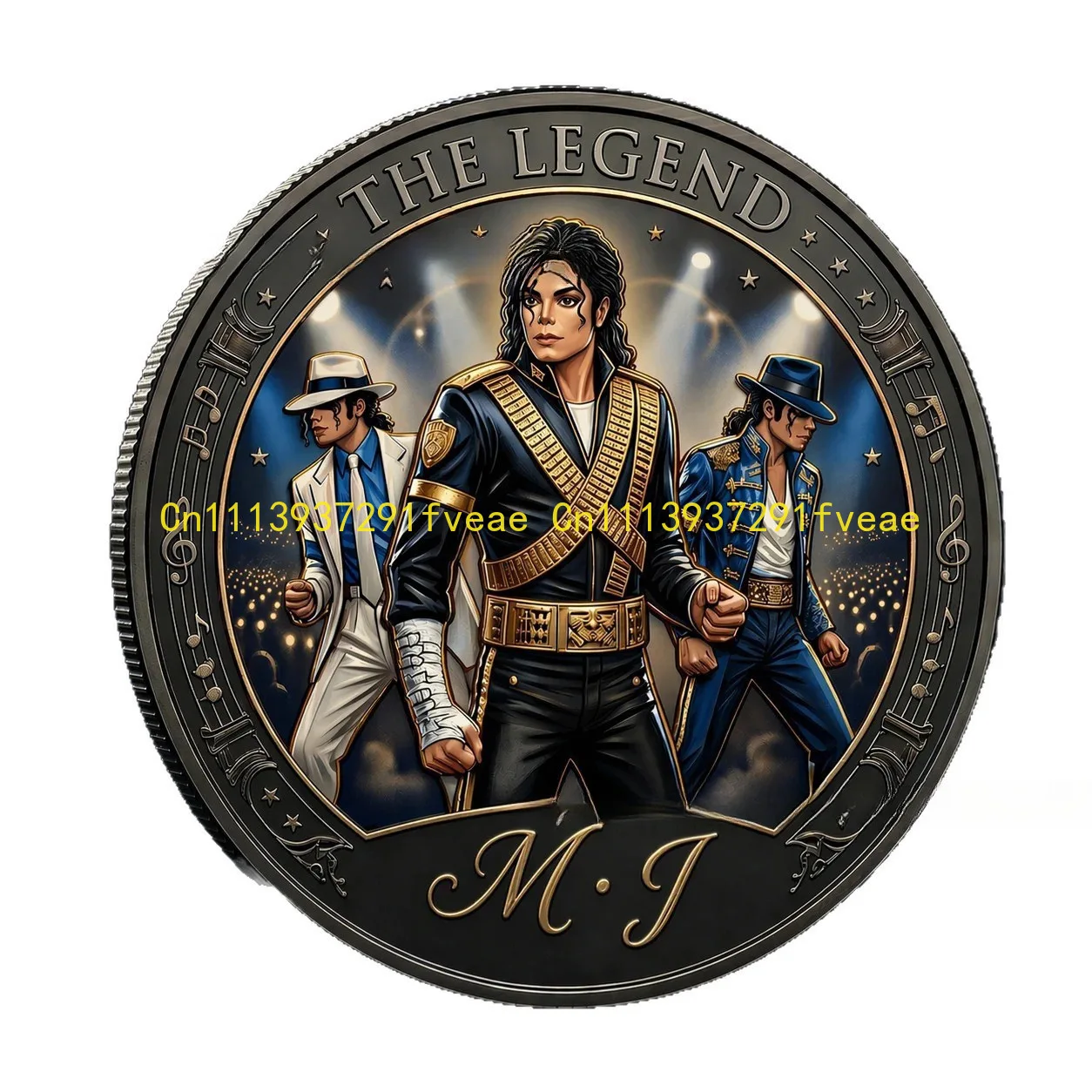 King of Pop Legacy Coin & The Michael Jackson Movie Popcorn Hat Bucket for Collectors Gift 2026