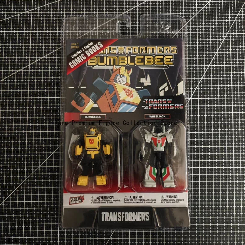 

В наличии Набор McFarlane Transformers IDW Bumblebee & Wheeljack — с комиксами и подставкой, новые карточные фигурки героев