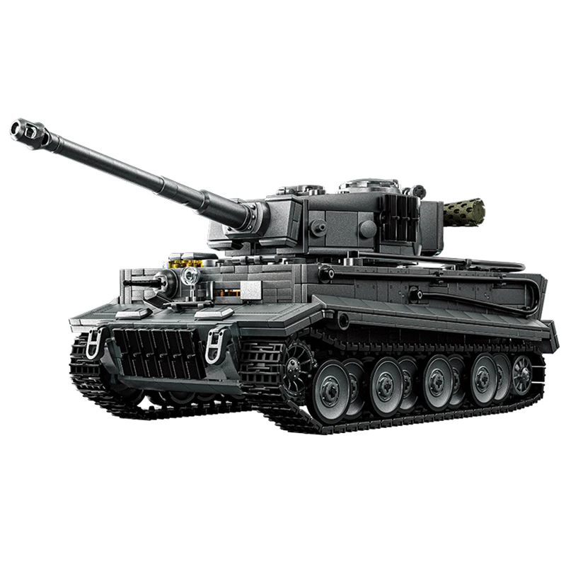 

12GO 97008 WWII German Tiger Tank Model 1668pcs DIY Toys for Christmas Gifts