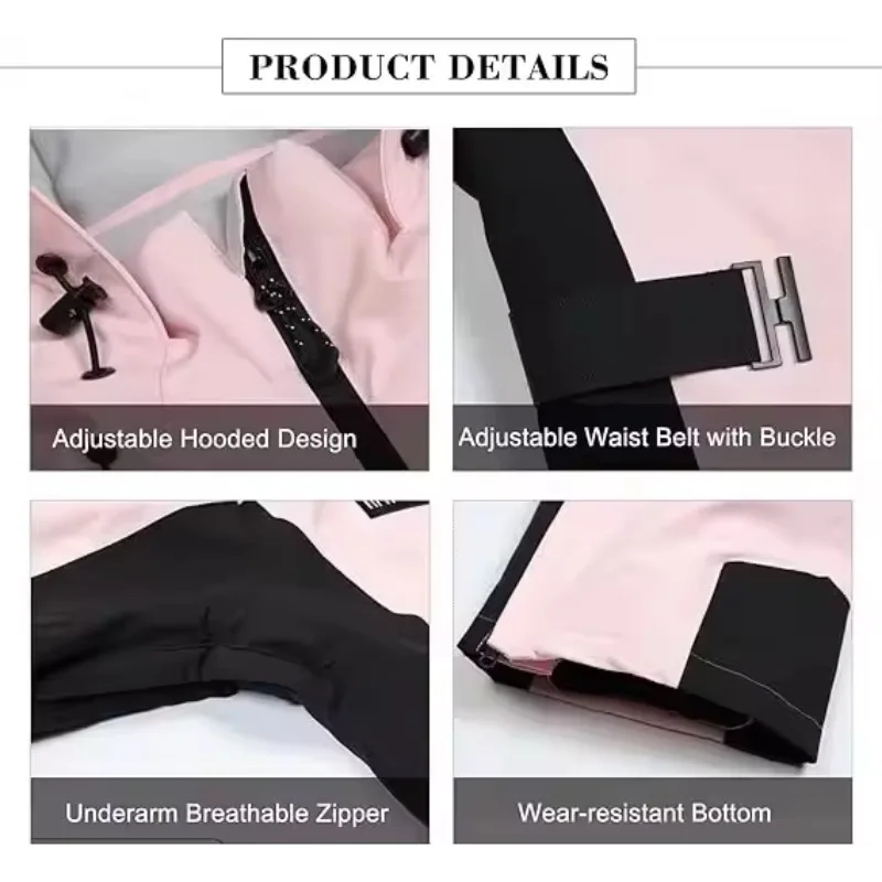 بدلات تزلج للسيدات من STLF مقاومة للماء وقابلة للتنفس من قطعة واحدة بدلة تزلج عالية الجودة بدون خياطة #5