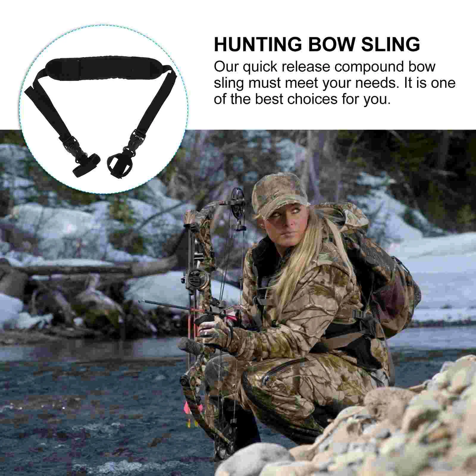 

Compound Bow Straps Shoulder Sling for Hunting Archery Carry Bag Accessories Complex