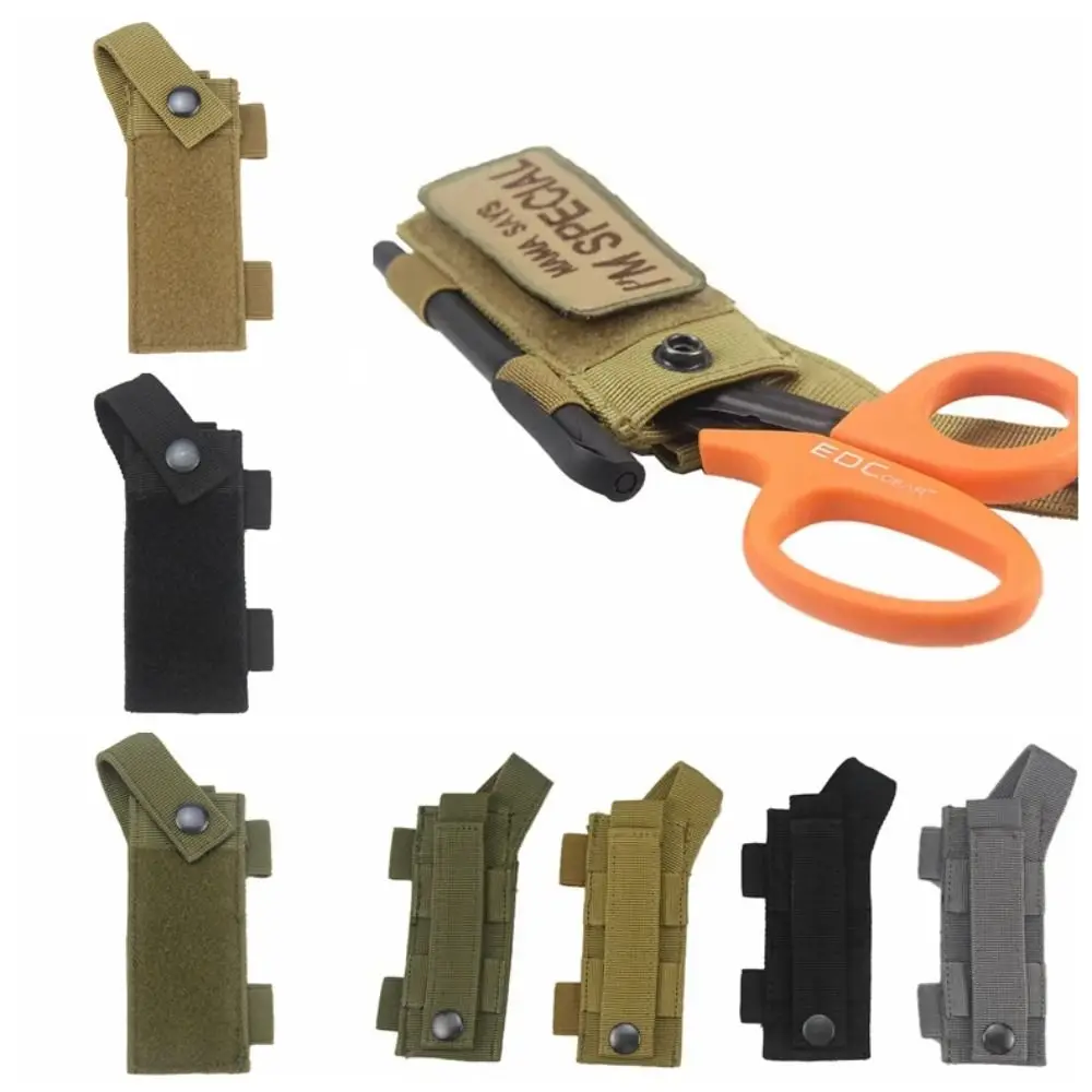 

Hanging Bags Molle Scissors Pouch Flashlight Holster Shears Sheath Scissor Waist Bag Emergency 1000D Nylon Scissors Pouch EDC