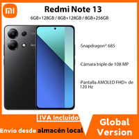 Global Version Xiaomi Redmi Note 13 Smartphone Snapdragon® 685 108MP Camera 120Hz AMOLED Display 33W Charging Cellphone