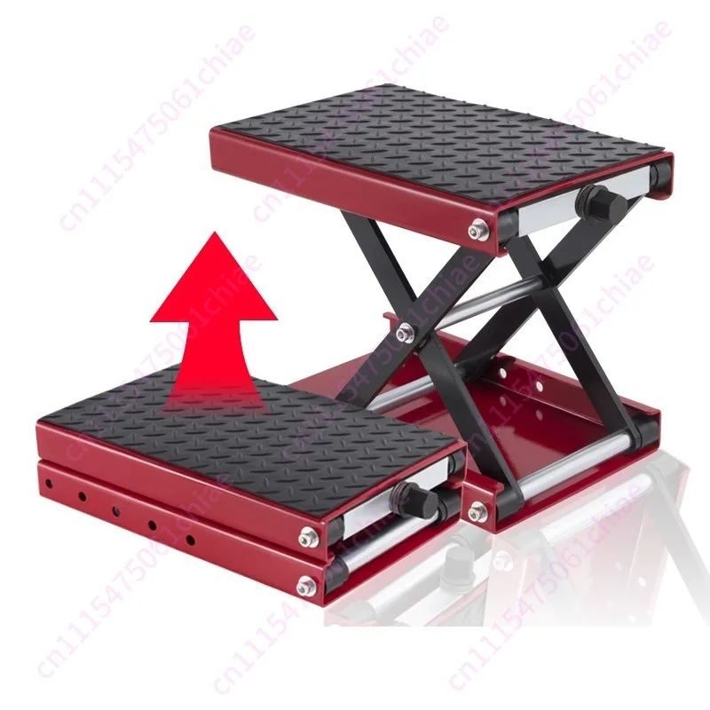 Thickened motorcycle lift table Electric motorcycle maintenance Lift frame Platform tool Stationary bracket Maintenance hardware