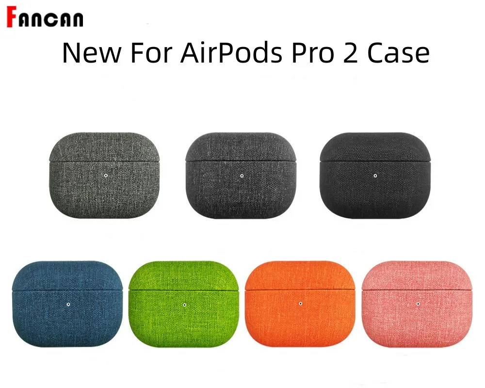 

2022 New Cover For AirPods Pro 2 Case Luxury Fabric Airpods Pro 2 1 Earphone Protector Accessories for Apple Airpods 3 Cases