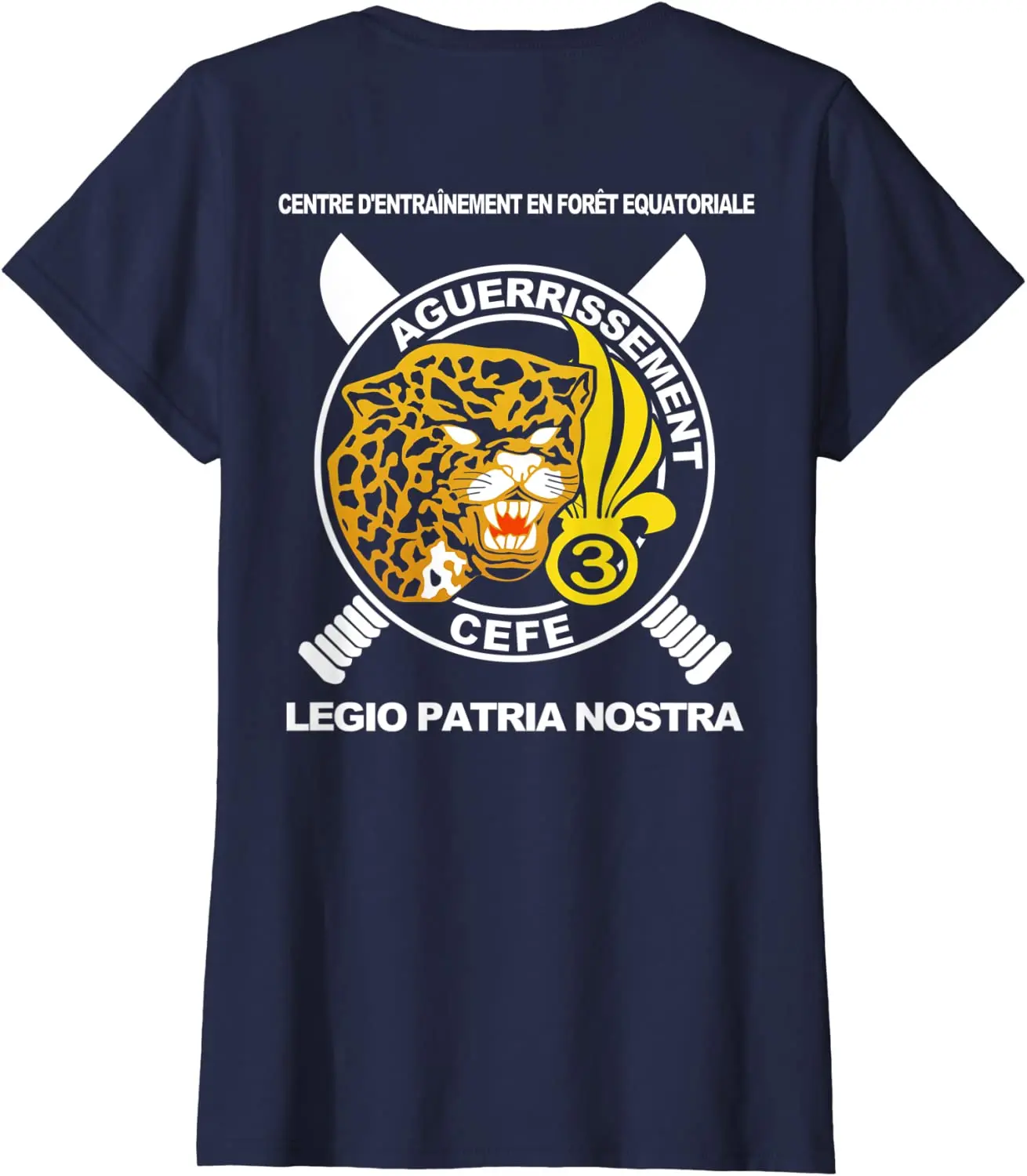 French Legion Patria Nostra CEFE Jungle Warfare Training T-Shirt 100% Cotton O-Neck Short Sleeve Casual Mens T-shirt Size S-3XL