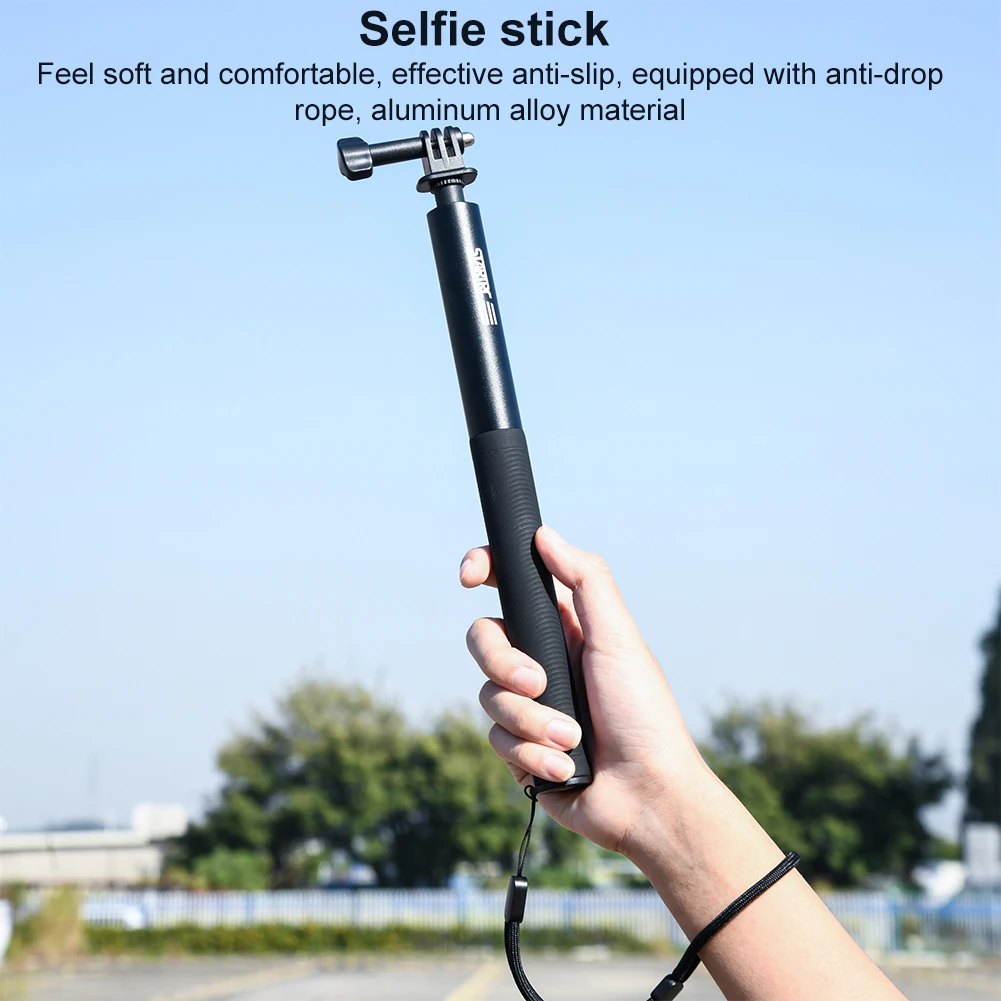 Handheld Extendable Selfie Stick Portable Vlog Selife Stick Stand for DJI Pocket 3/insta360 X4/Go Pro