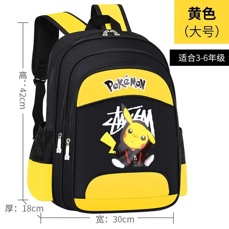 TAKARA TOMY Pokémon Backpack Schoolbag Student Boys Girls Fashion Spine Protection