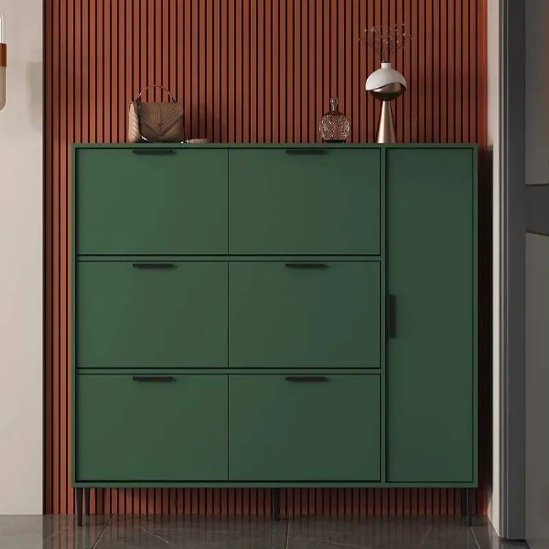 

Minimalist Organizer Shoe Cabinet Quality White Space Saving Shoe Cabinet Corridor Wooden Luxury Zapatera Furniture For Home