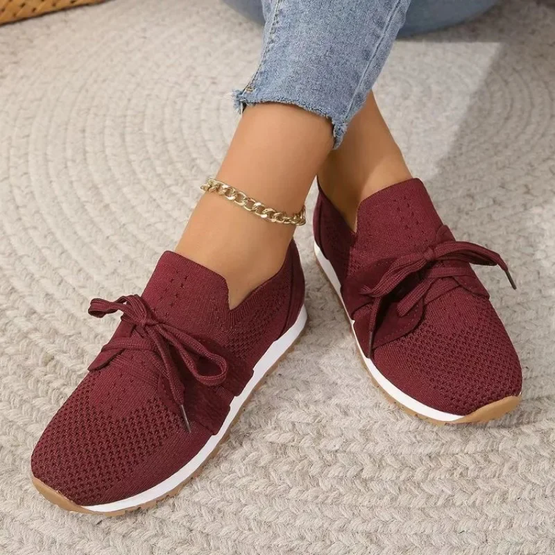 Casual Fashion Slip-on Women Shoes 2024 Autumn New Anti-slip and Wear-resistant Women's Vulcanized Shoes Zapatos De Mujer