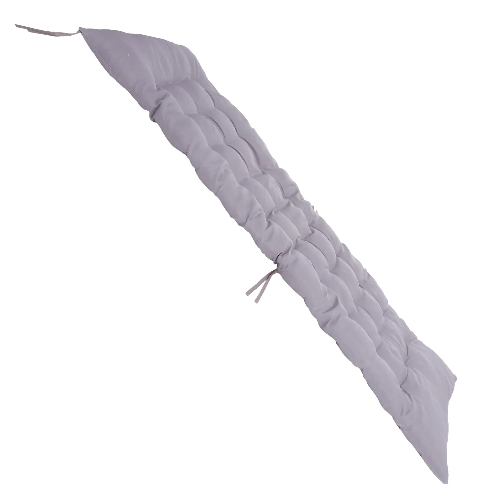 

Thick Outdoor Seat Cushion with Backrest for Lounge Chair Porch Garden Poolside Dark Gray Double Padded Bench Cushion