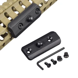 KeyMod táctico con perno giratorio, montaje de bípodes, guardamanos, riel Picatinny, accesorios de caza, adaptador de plástico para Rifle