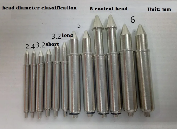 10Pcs GP-3S Spring Column GP-2S Light Plate Positioning Needle Fixture Accessories Test Frame Elastic GP-1S Positioning Column