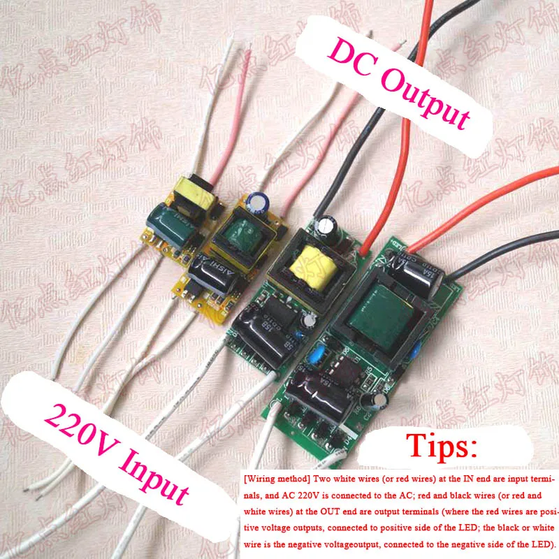 Constant Current LED Driver Transformer Bare Board LED Light Cup E27 Screw Power Supply for High Power LED Bulbs