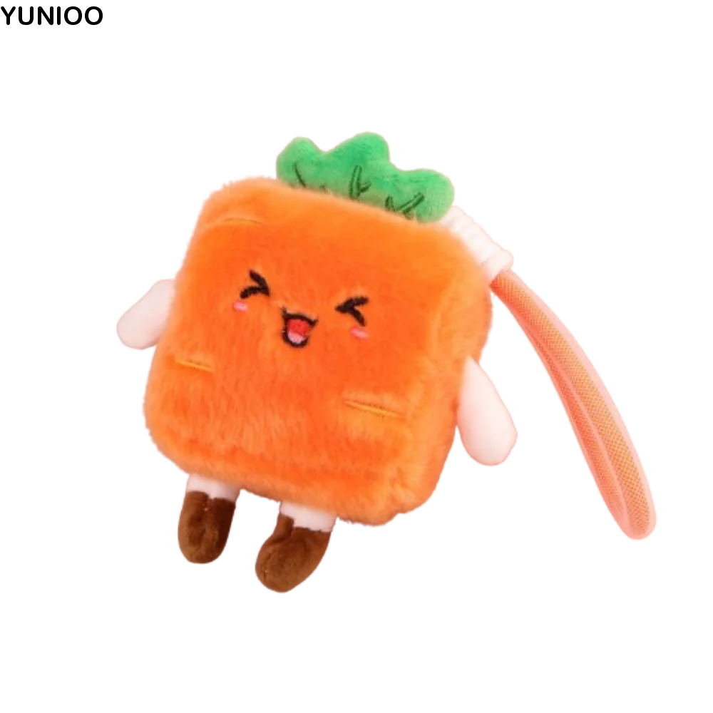 

Fruit Fruit Plush Keychain Strawberry Key Chain Pineapple Keychain Carrot Mini Mangosteen Pendant Home Decoration