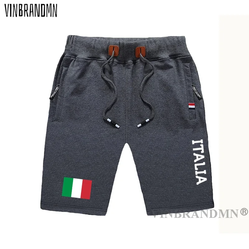 Italy Italia Italian mens shorts beach new men's board shorts flag workout zipper pocket sweat bodybuilding new ITA country tops