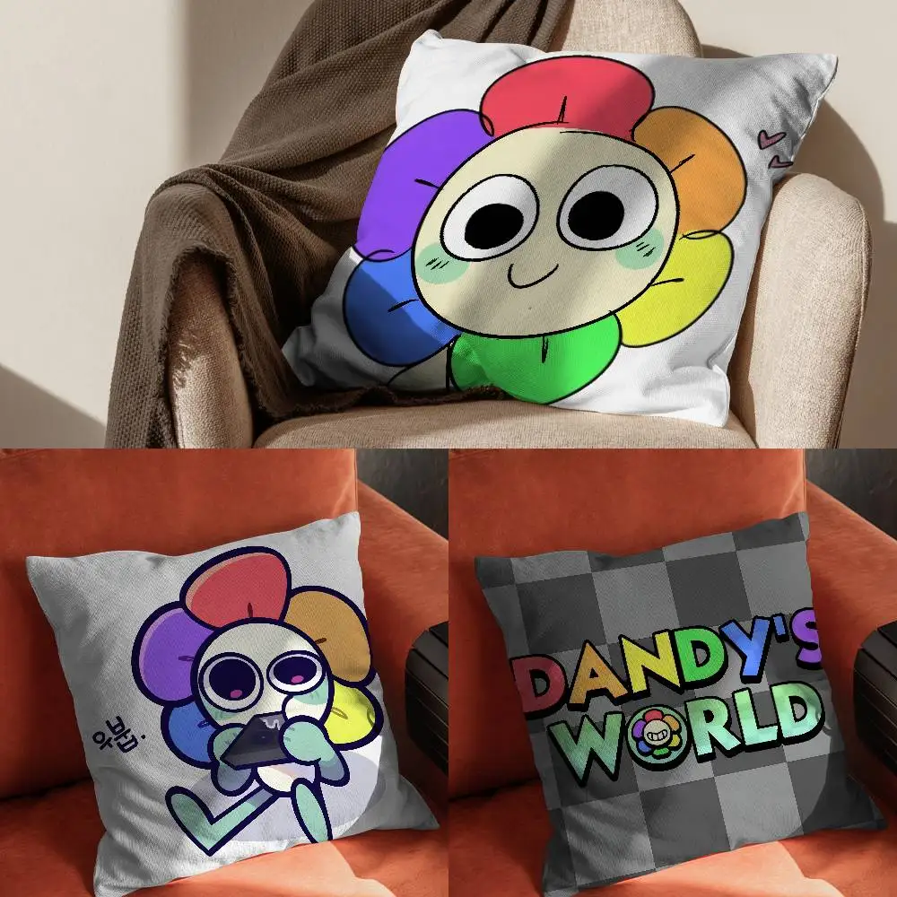 

D-Dandys W-World Pillow Case Pillowcase For Car Pillows 60x60 Cushions Luxury Double Sided Cover Home And Decoration Sofa 30x3