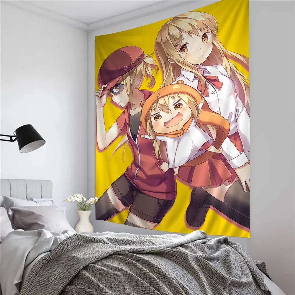 Himouto Umaru-chan Printed Large Wall Tapestry Wall Hanging Decoration Household Decor Blanket