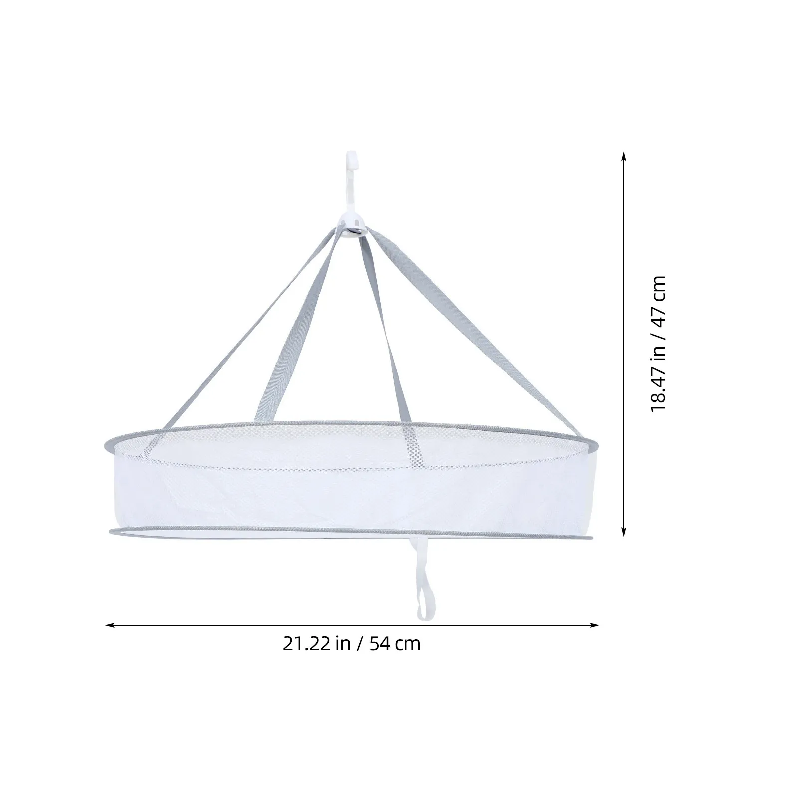 Foldable Mesh Hanging Basket Clothes Drying Rack Net for Sweaters Underwear Socks Shoes Makeup Tools Efficient Time Saving view 3