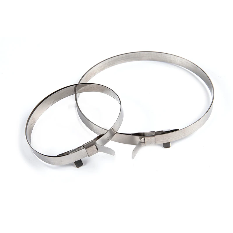 4 قطعة/الحزمة المحور CV المشتركة التمهيد كليب عدة الفولاذ المقاوم للصدأ رباط للكابل عمود الإدارة الاحتفاظ كليب السيارات تجعيد النطاقات التمهيد المشبك #4