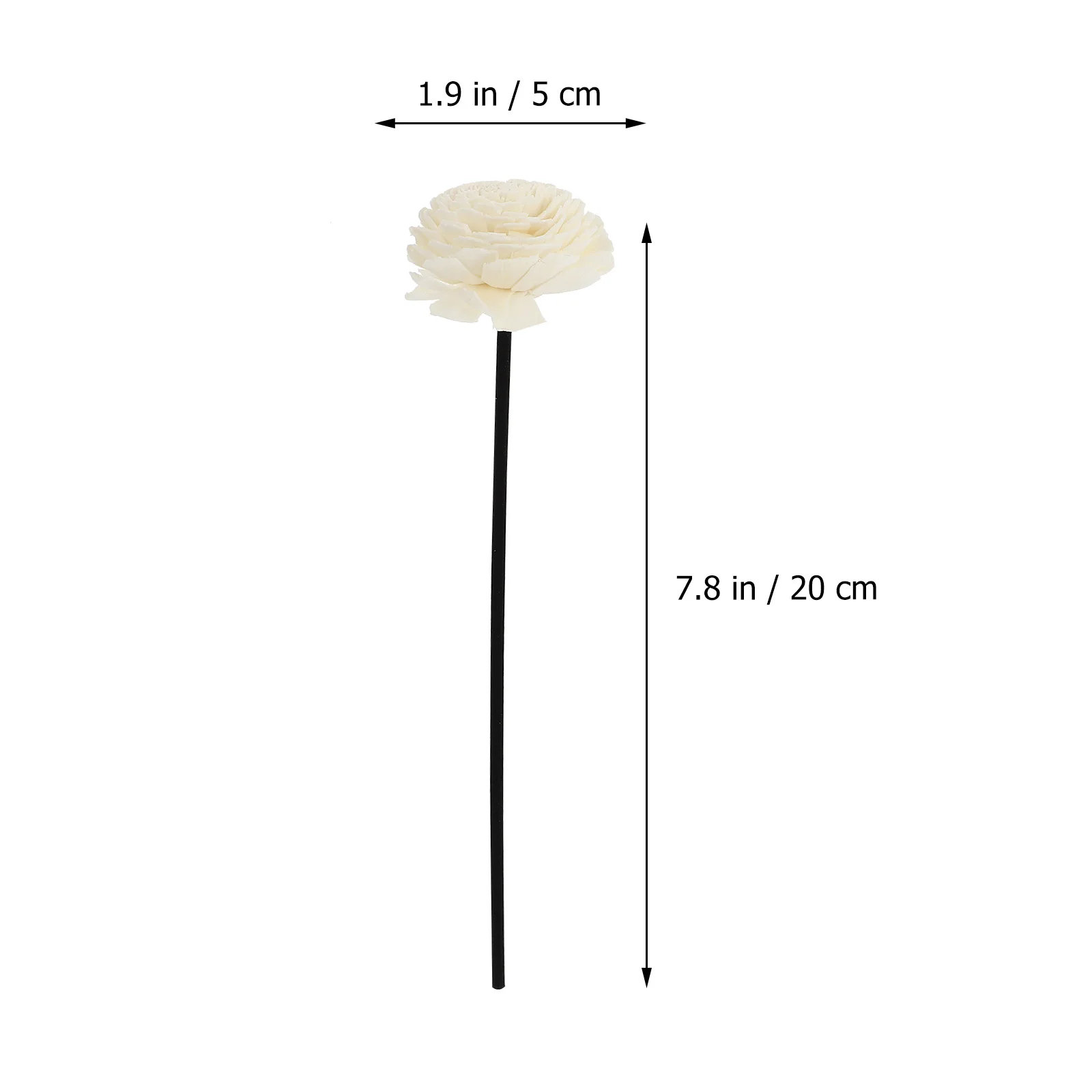 2 Pcs Aromatherapy Stick Rattan Diffuser Sticks Accessories Rods Fragrance Chrysanthemum Pe Flower Essential Oil