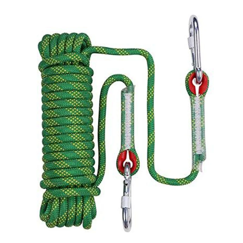 

20M Rock Climbing Rope Diameter 10Mm Fire Escape Rope , Escape Rope Climbing Equipment Emergency Rescue Parachute Rope