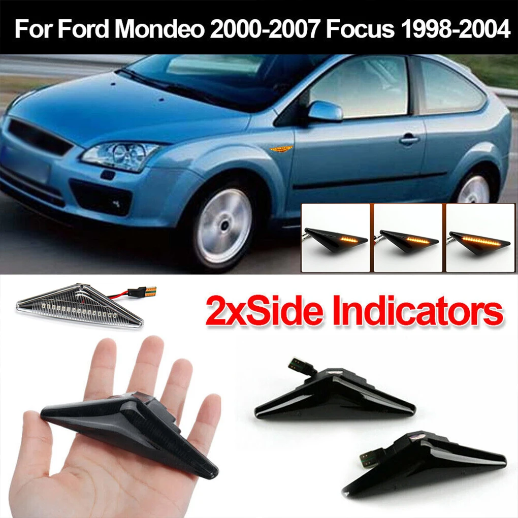 

2 упаковки/партия, динамические поворотники для Ford Falcon FG XT XR6 XR8 FG Mondeo Focus