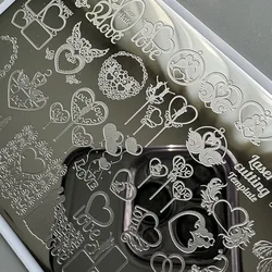 XMQ NAIL STAMPING VALENTINE'S DAY TEMPLATES