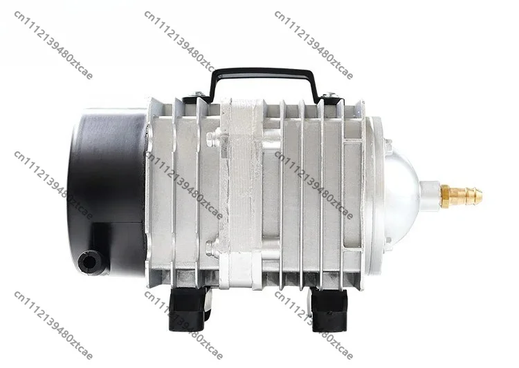 220V High Power Electromagnetic Air Compressor External Oxygen Aerator Pump Large Air Flow for Fish Tank Pond Aquaculture