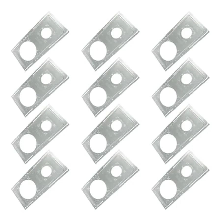 

New Construction Rough-in Mounting Smash Plate for 3/4/6 Inch Canless LED Lights Made of Galvanized Steel 12-Pack - SP346RS-12P