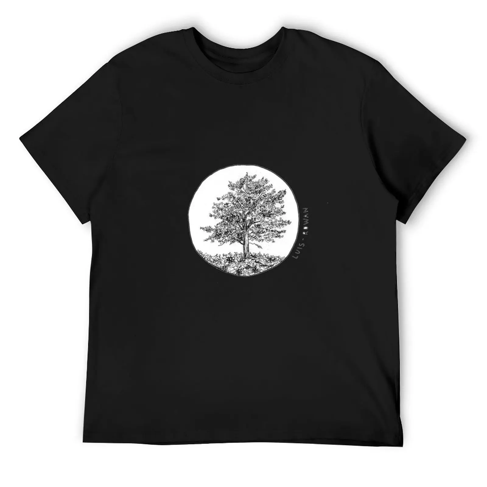 Luis (Rowan) Gaelic Tree T-Shirt shirts graphic tee blacks mens graphic t-shirts hip hop