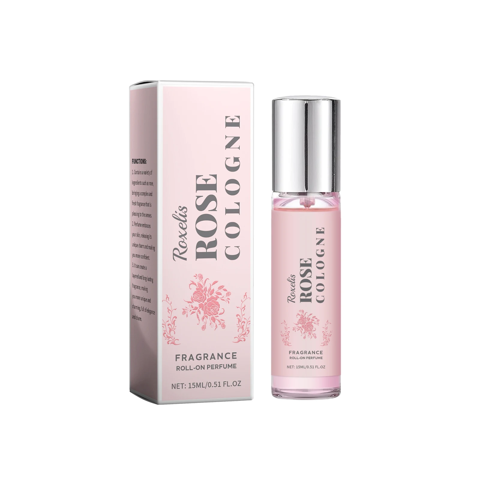 Profumo alla rosa per le donne Spray per il corpo con fragranza floreale Mantieni il sesso fresco Rullo di profumo portatile per appuntamenti Deodorante Profumo ai feromoni