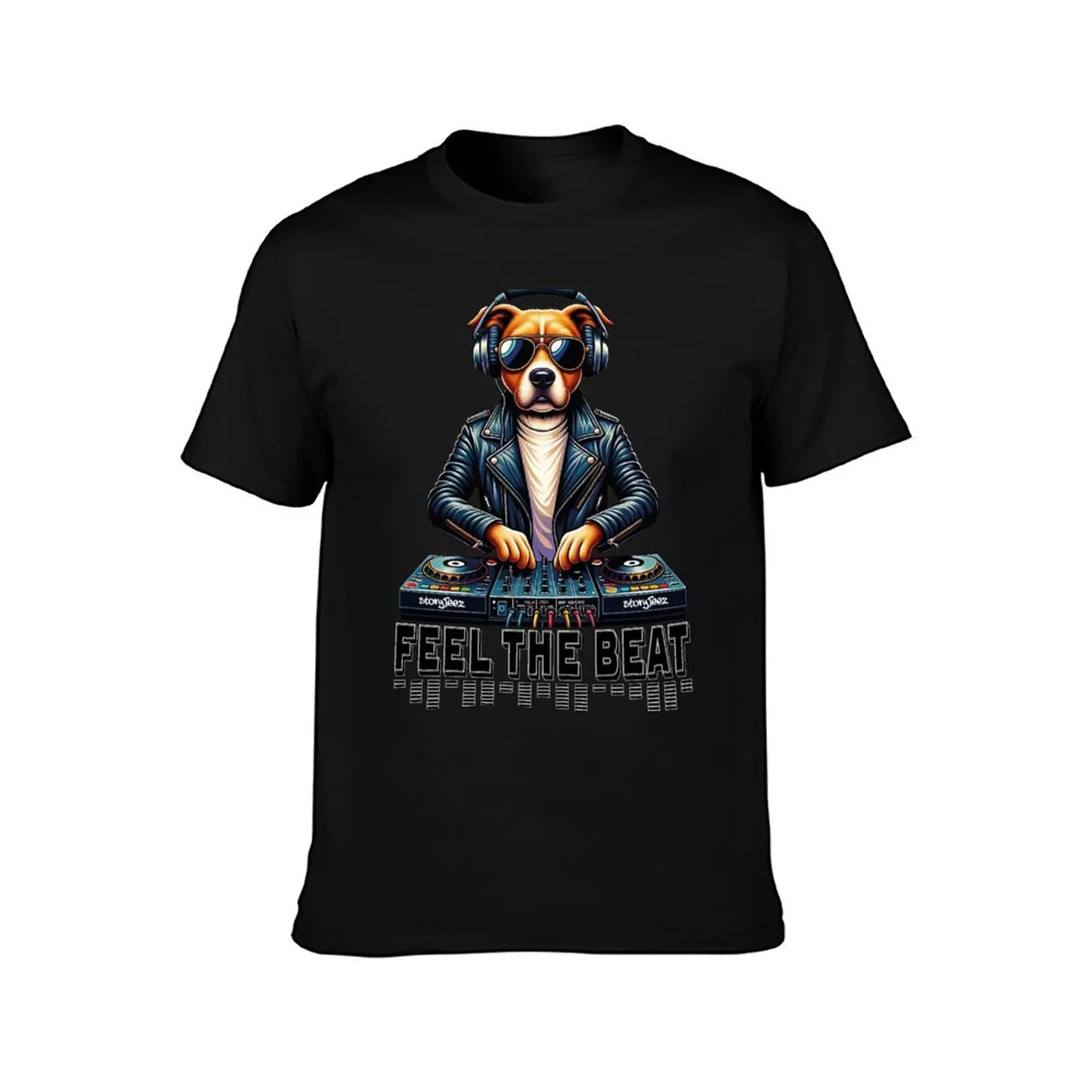 Feel the beat T-Shirt Trendy Casual Short Sleeve Shirt