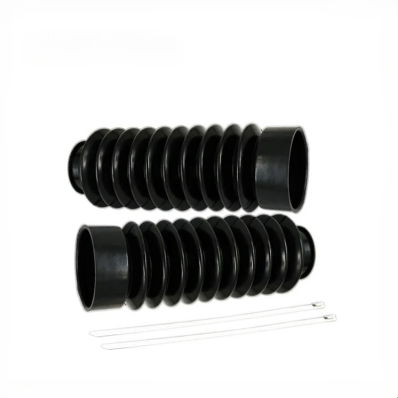 

1 Pair Motorcycle 35mm Fork Rubber Boot Dust Jacket Cover Shock-absorbing Dust for Cb400ss Xinyuan Rod King 400