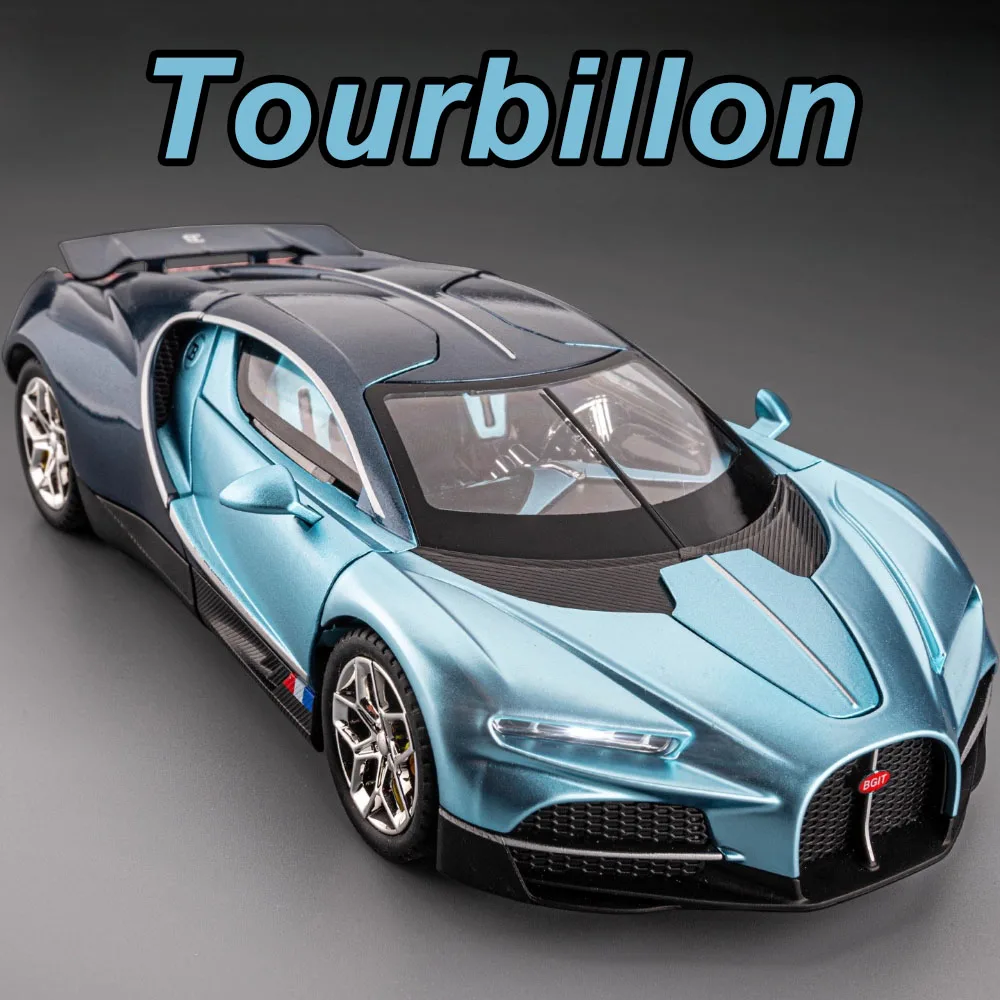 1:24 توربيون فالكيري ألعاب مصغرة نموذج دييكاست سبيكة سيارة رياضية عجلة أمامية توجيه ضوء الصوت التراجع زخرفة السيارة #1