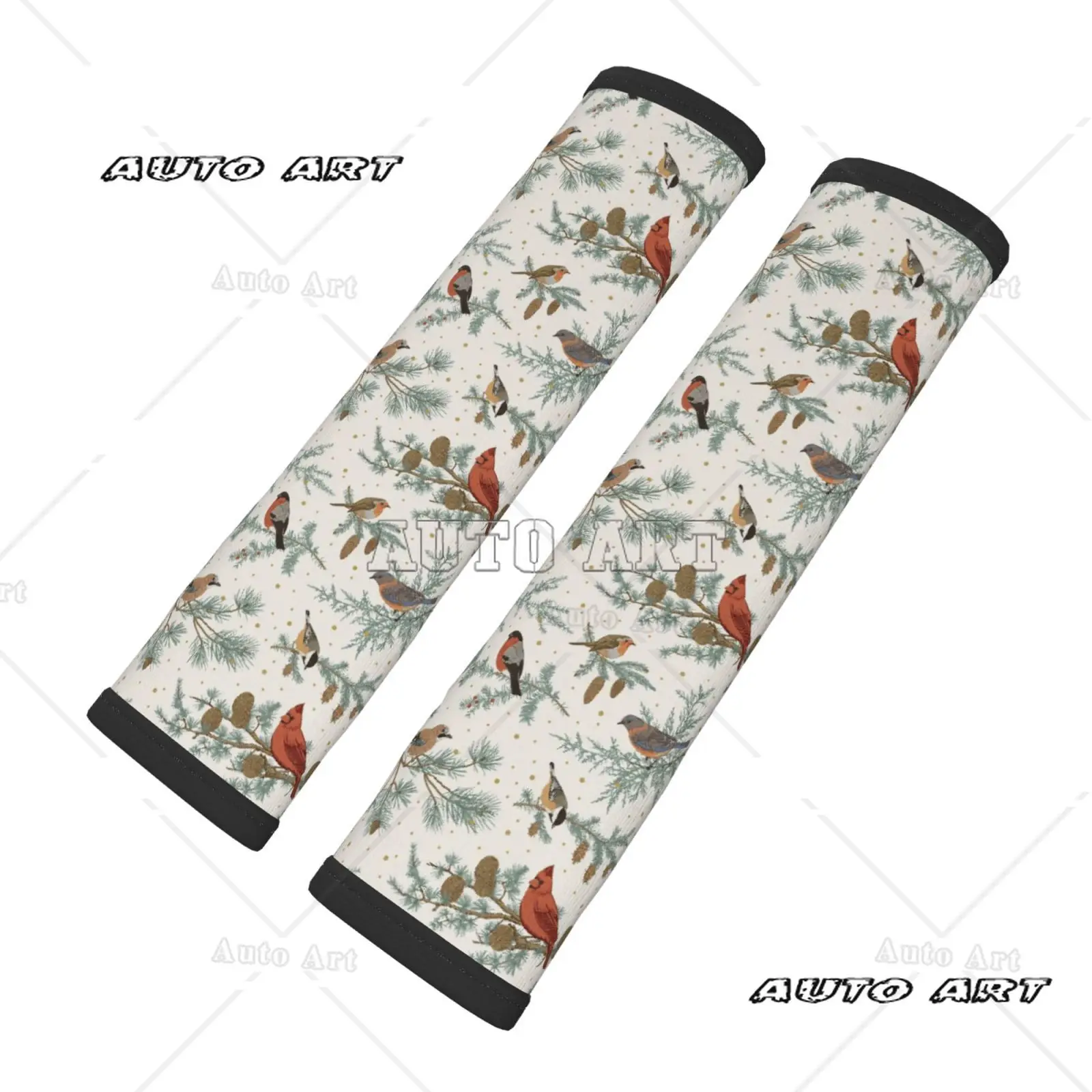 Little Sparrow Car Seat Belt Cushion 2-piece Set Shoulder Protection Breathable Seat Belt Shoulder Strap Luggage Strap